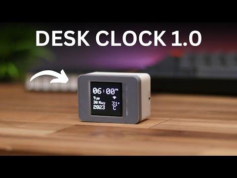 Building a Small Desk Clock with Weather Station