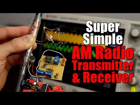 Building a Super Simple AM Radio Transmitter &amp;amp; Receiver! Keeping Wireless Audio Communication easy!