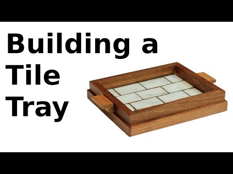 Building a Tile Tray with Mahogany &amp;amp; Marble Scrap Project Challenge