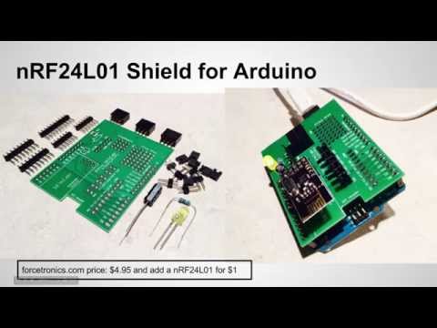 Building an Arduino Shield and Proto Board for the nRF24L01 Transceiver