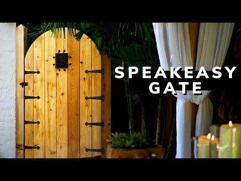 Building an Outdoor Speakeasy Gate | Backyard Decor | Cedar Gate