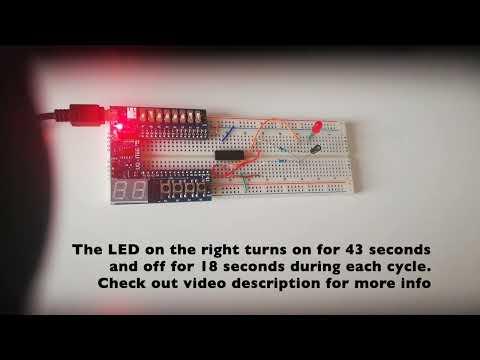 Building an oscillator / clock (astable multivibrator) using logic gates on a bread board