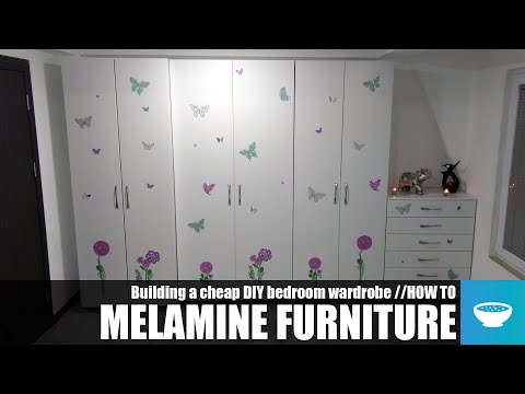 Building cheap DIY furniture out of melamine //HOW TO