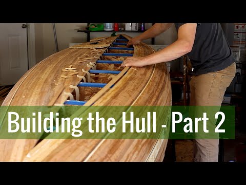 Building the Hull - Part 2 (Ep 7 - Cedar Strip Canoe Build)