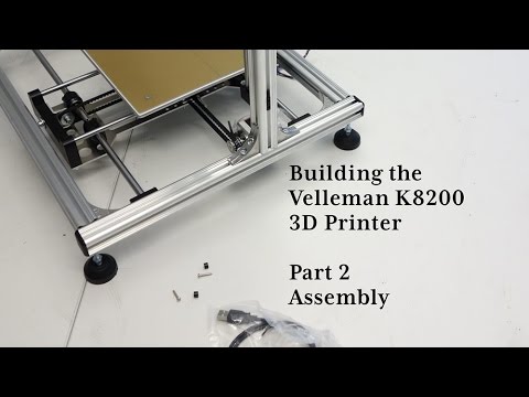 Building the Velleman K8200 3D printer - Part 2: Assembly