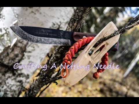 Bushcraft Skills, How I Craft A Netting Needle-AlaskanFrontier1