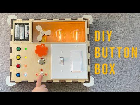 Busy Button Box Design Process - DIY Montessori-style Electronic Board Toy for Toddlers