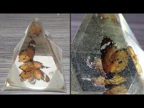 Butterfly in Epoxy Resin|DIY Resin Art|Resin Craft Idea