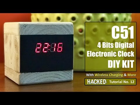 C51 4 Bits Electronic Clock - YSZ 4 Hacked