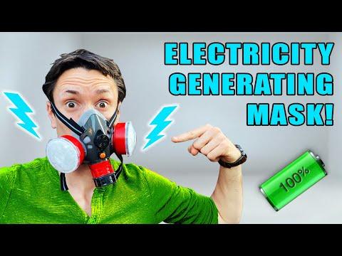 CAN THIS FACE MASK GENERATES ELECTRICITY?