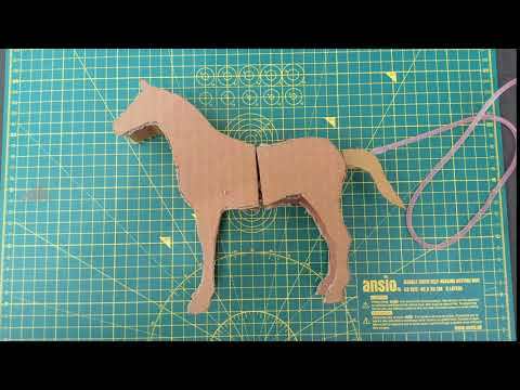 CARDBOARD HORSE 1