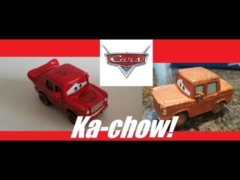 CARS - Playing with Fred after his restoration / customization - He knows my name - Ka-chow!