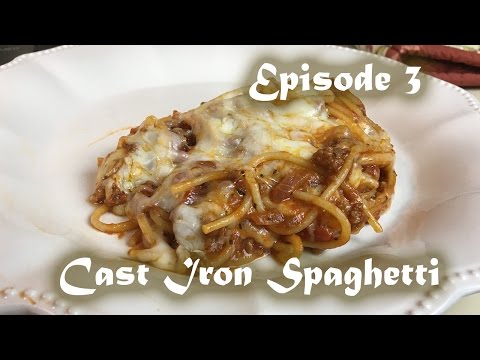 CAST IRON Spaghetti (Episode 3) (QUICK AND EASY RECIPE)