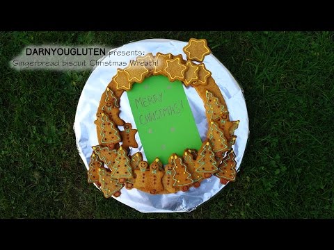 CHRISTMAS GINGERBREAD BISCUIT WREATH | Gluten Free