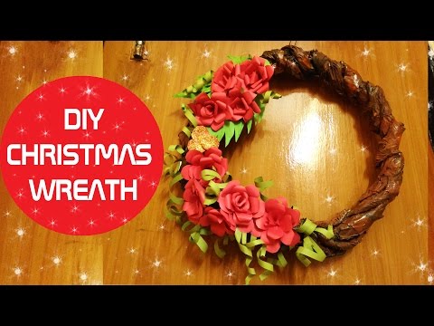 CHRISTMAS WREATH FROM PAPER | EASY CHRISTMAS CRAFT