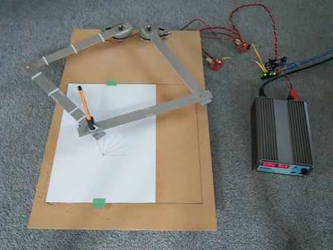 CNC Dual Arm Plotter Version 2