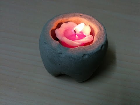 CONCRETE CANDLE HOLDER