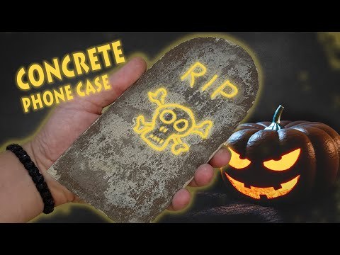 CONCRETE PHONE CASE FOR HALLOWEEN