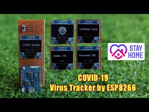 COVID-19 Realtime Status by ESP8266 || Interfacing ESP8266 With OLED Display