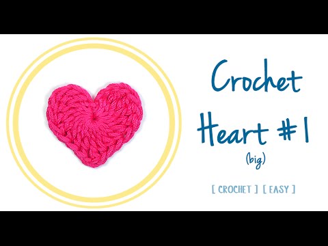 CROCHET HEART #1 (big) | Patrones Valhalla ENG