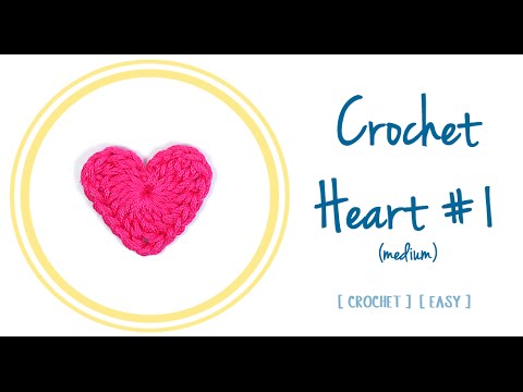 CROCHET HEART #1  (medium) | Patrones Valhalla ENG