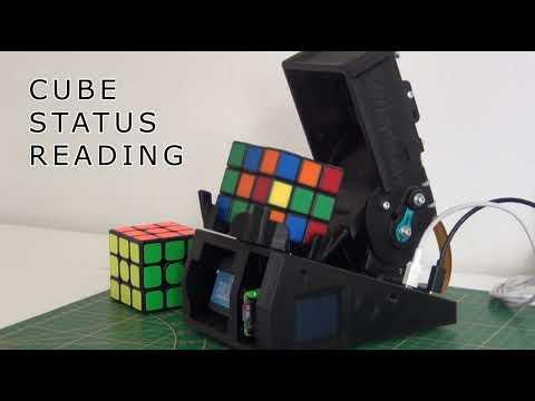 CUBOTino autonomous: A small, 3D printed, Rubik's cube robot based on Raspberry pi and PiCamera