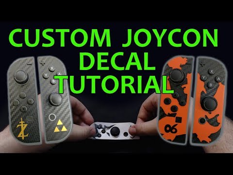 CUSTOM JOY-CON Decal/Stickers Tutorial - CRICUT