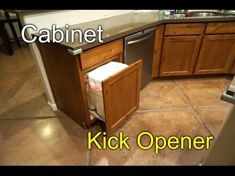 Cabinet Door Opener - Kick to Open