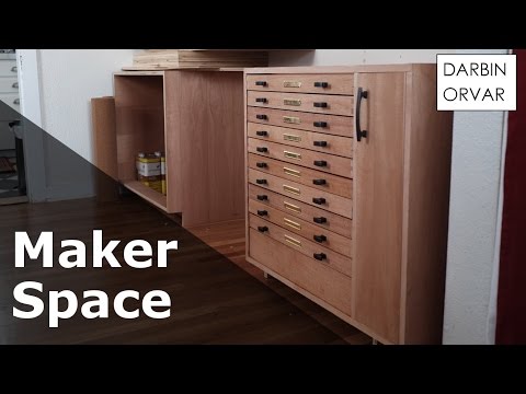 Cabinet w/ Dovetail &amp;amp; Secret Drawers - #MakerSpace Part 3