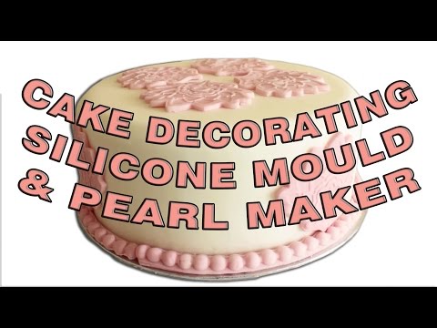 Cake Decorating - How to use Silicone Moulds and Pearl Makers