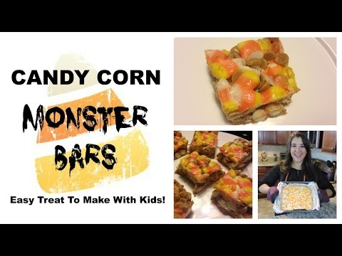 Candy Corn Monster Bars: Simple Tasty Treat For Halloween | Cait Straight Up