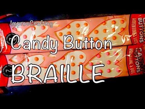 Candy-Button Braille