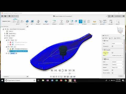 Canoe Paddle CAM Fusion 360