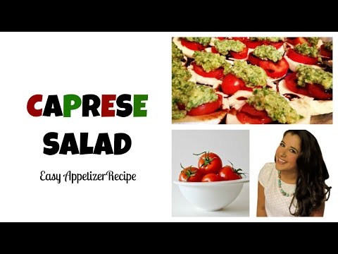 Caprese Salad: Simple Recipe With Tomato, Basil &amp;amp; Pesto | Cait Straight Up