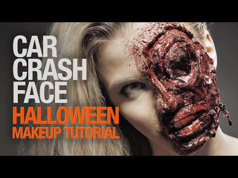 Car crash face (or zombie) fx makeup tutorial