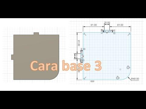 Cara base 3 - Repostero /Fusion 360