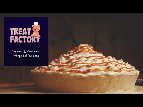 Caramel &amp;amp; Cinnamon Frapp&amp;eacute; Coffee Cake - Treat Factory