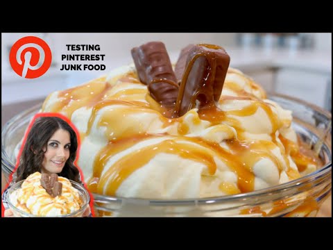 Caramel Twix Apple Jell-O Salad | Testing Pinterest Junk Food Recipes