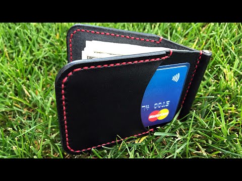 Card Holder / Money Clip From Leather