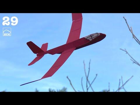 Card Stock Swept Wing Gamma Glider (episode 29)