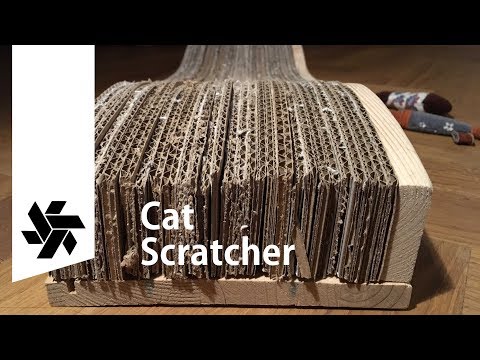 Cardboard Cat Scratcher // How-to DIY