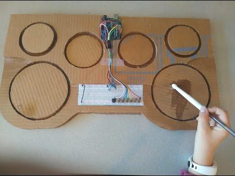 Cardboard MIDI Drumpad