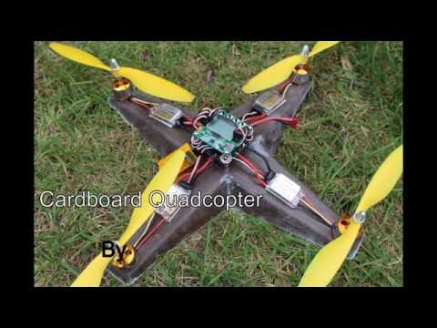 Cardboard Quadcopter (reinforced with fibreglass)