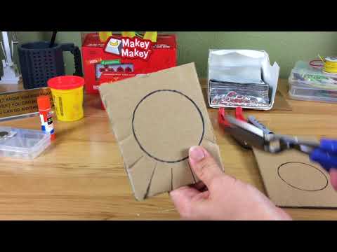 Cardboard Technique:  Cutting Circles