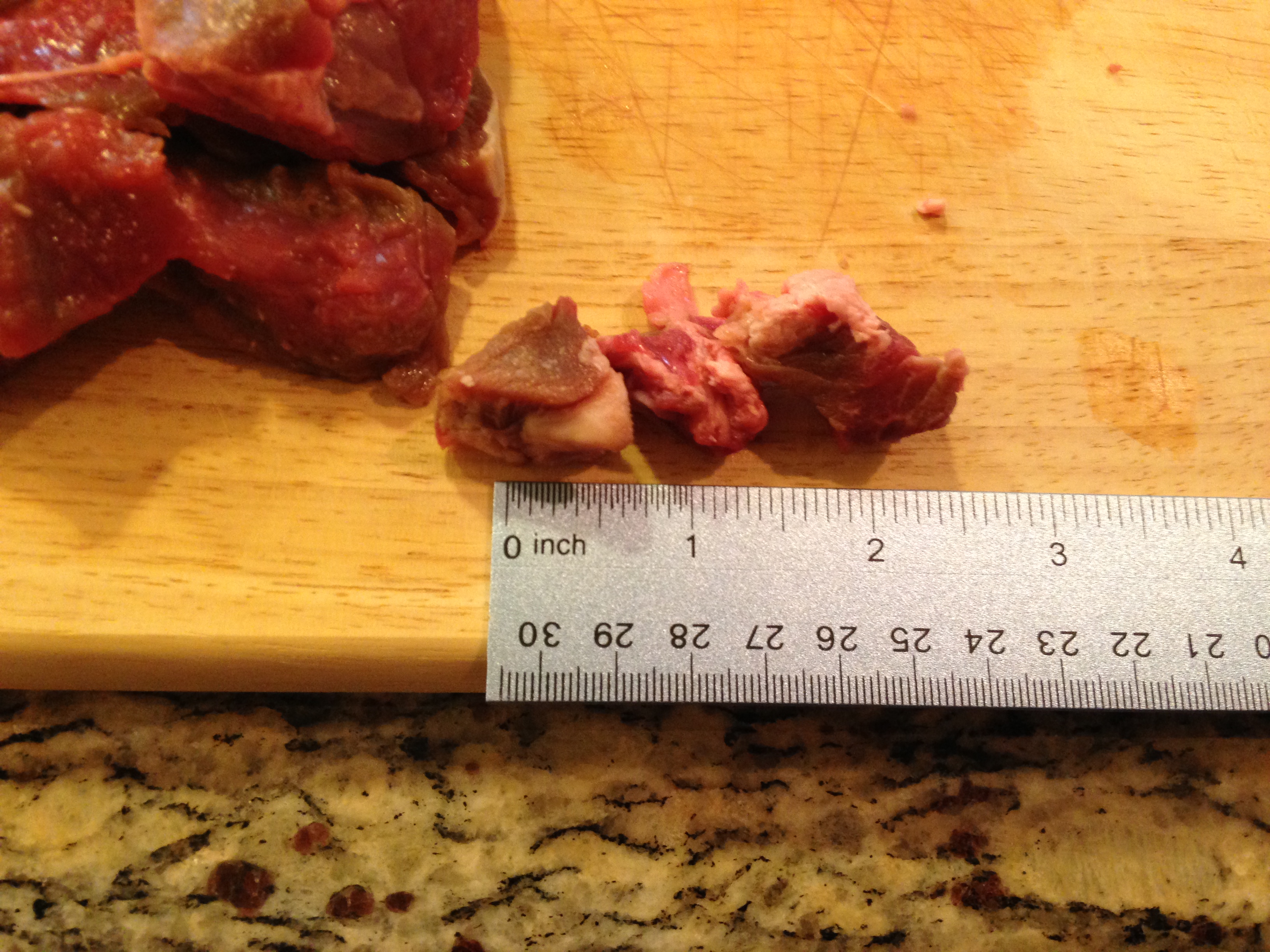 Carne Guisada_Cube Meat into half inch.JPG