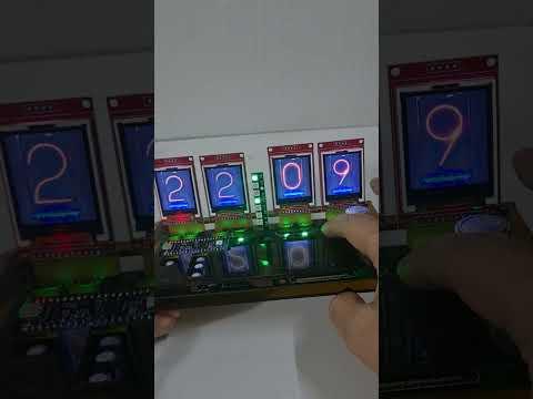 Case Nixie Lcd Clock#shorts#short#viral#status#subscribe#tiktok#shortvideo#gaming #video#trending