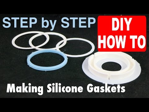 Casting a Silicone Gasket in 3D printed FDM PLA mold from an Ultimaker DIY How To