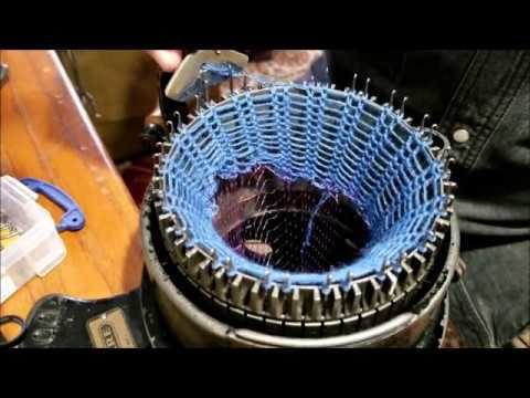 Casting onto a sock machine