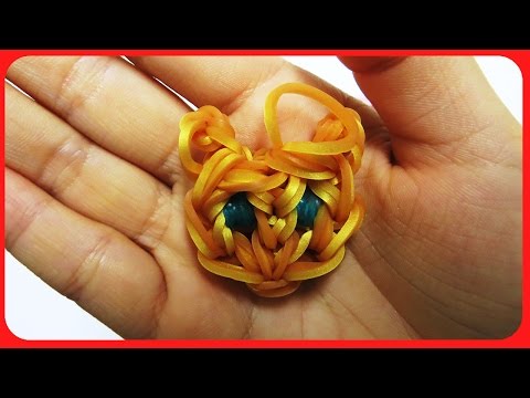 Cat Face Charm - Rainbow Loom Tutorial