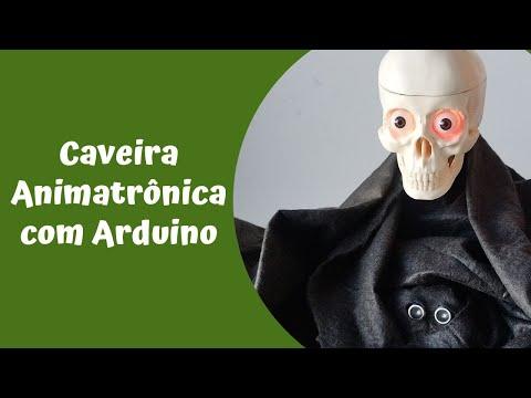 Caveira Animatr&ocirc;nica com Arduino